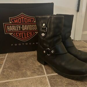 Harley-Davidson Black Riding Boots